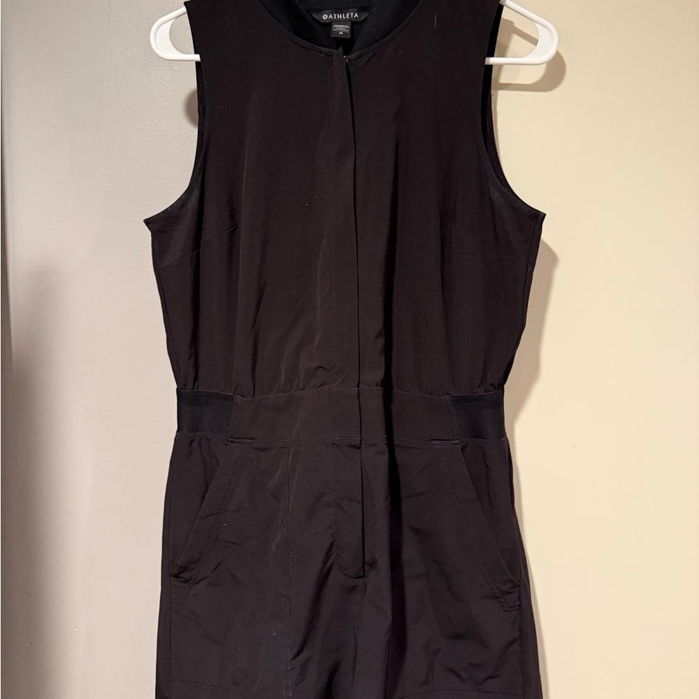 Athleta Black Sleeveless Jumpsuit